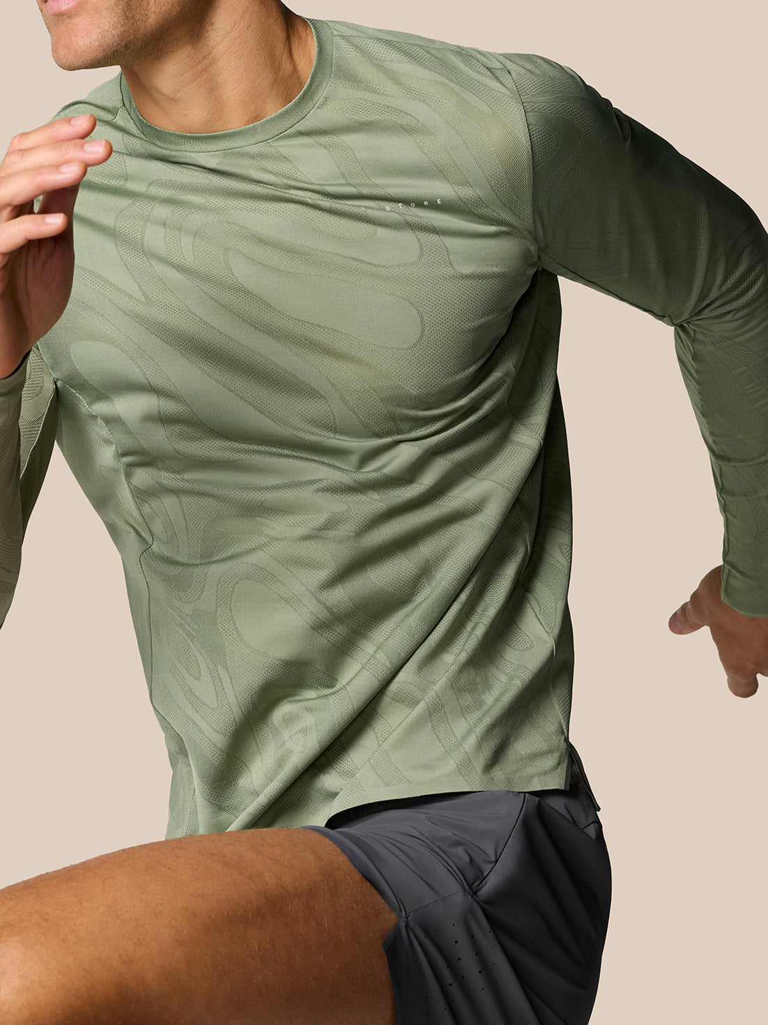Zone Training LVS Long Sleeve Top - Thyme