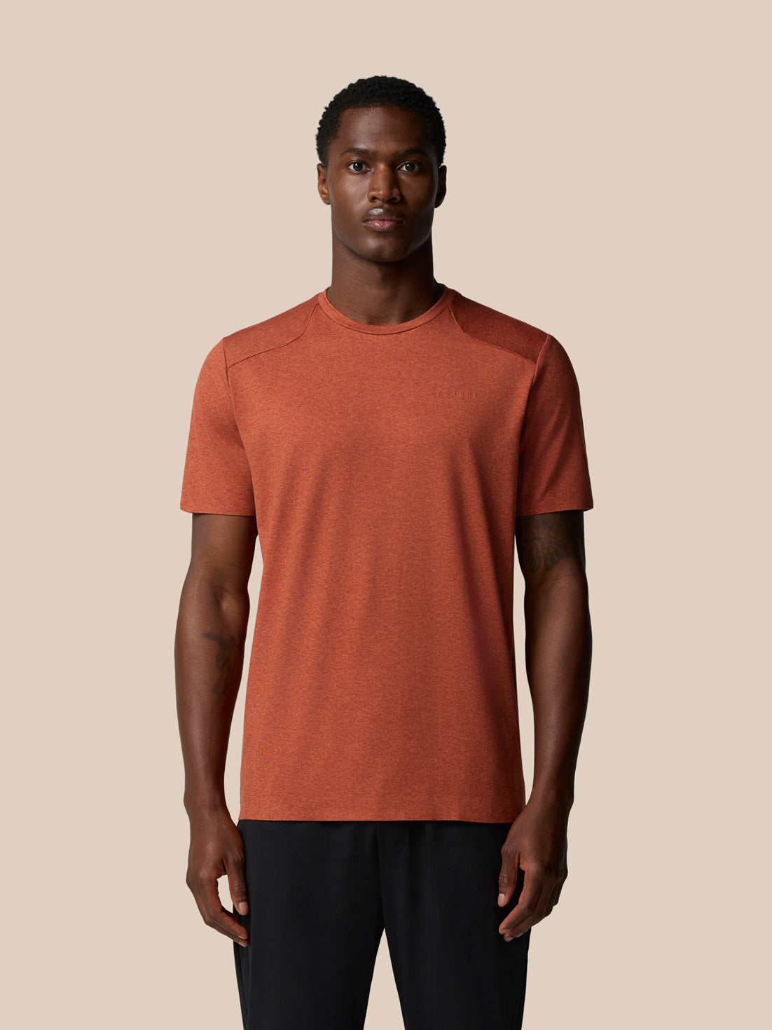 Elevated Lifestyle T-Shirt - Dark Rust - Dark Rust Marl/Dark Rust