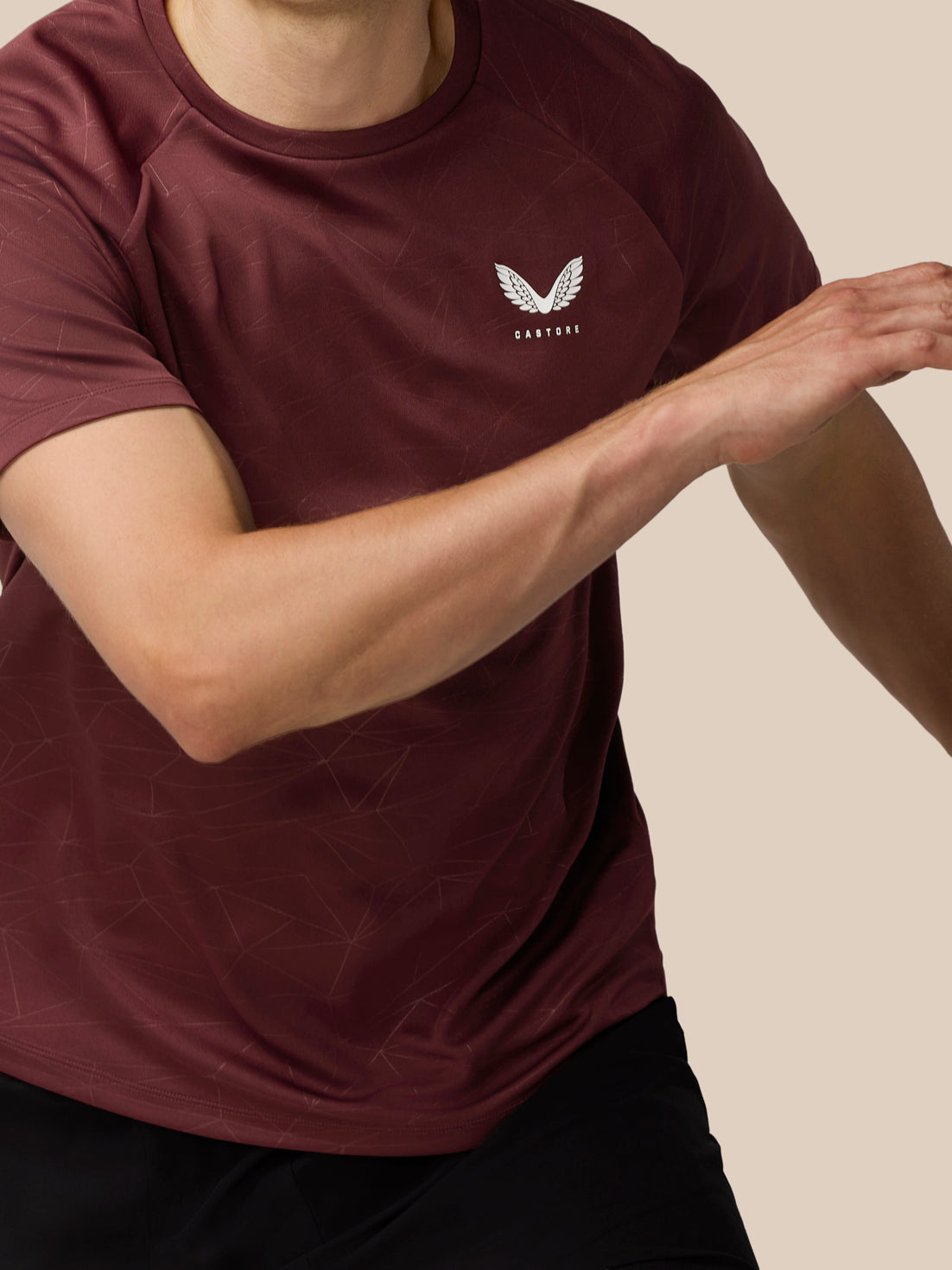 Adapt Training T-Shirt - Plum/Mint