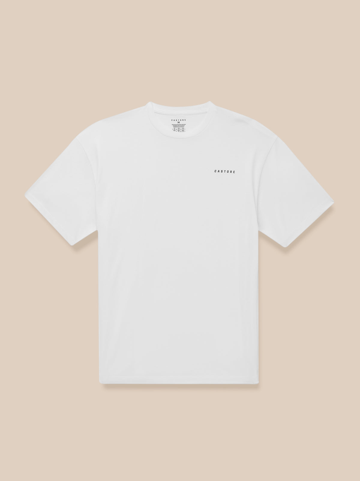 Flex Algodón Camiseta- Blanco/Negro - Blanco/Negro