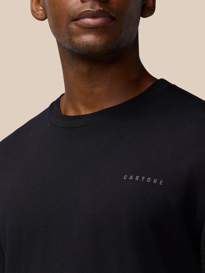 Flex Cotton T-Shirt- Black/Gunmetal