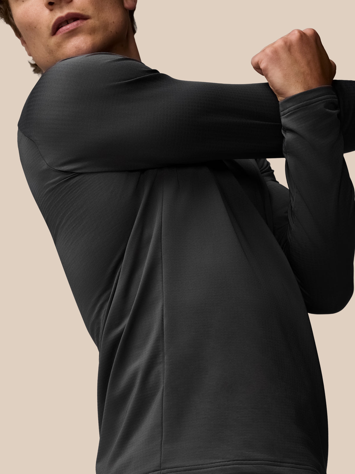 Apex Training Top de invierno con cremallera de 1/4 - Antracita - Gunmetal/Silver Reflective