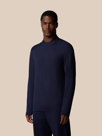Elevated Lifestyle 1/4 Zip Top - Navy