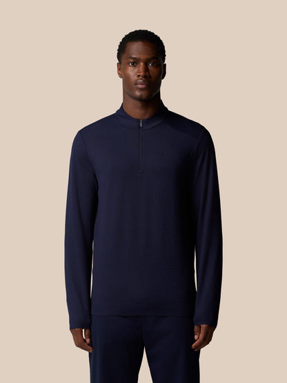 Elevated Lifestyle 1/4 Zip Top - Navy