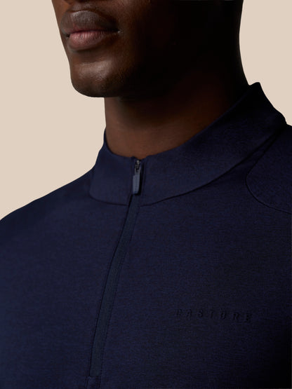 Elevated Lifestyle 1/4 Zip Top - Navy