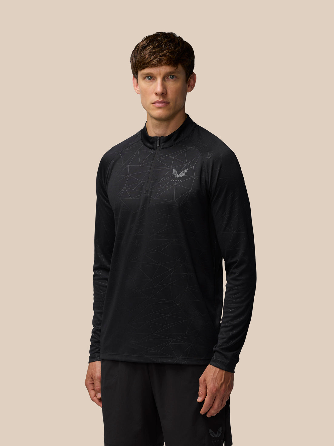 Adapt Training 1/4 Zip Top - Black