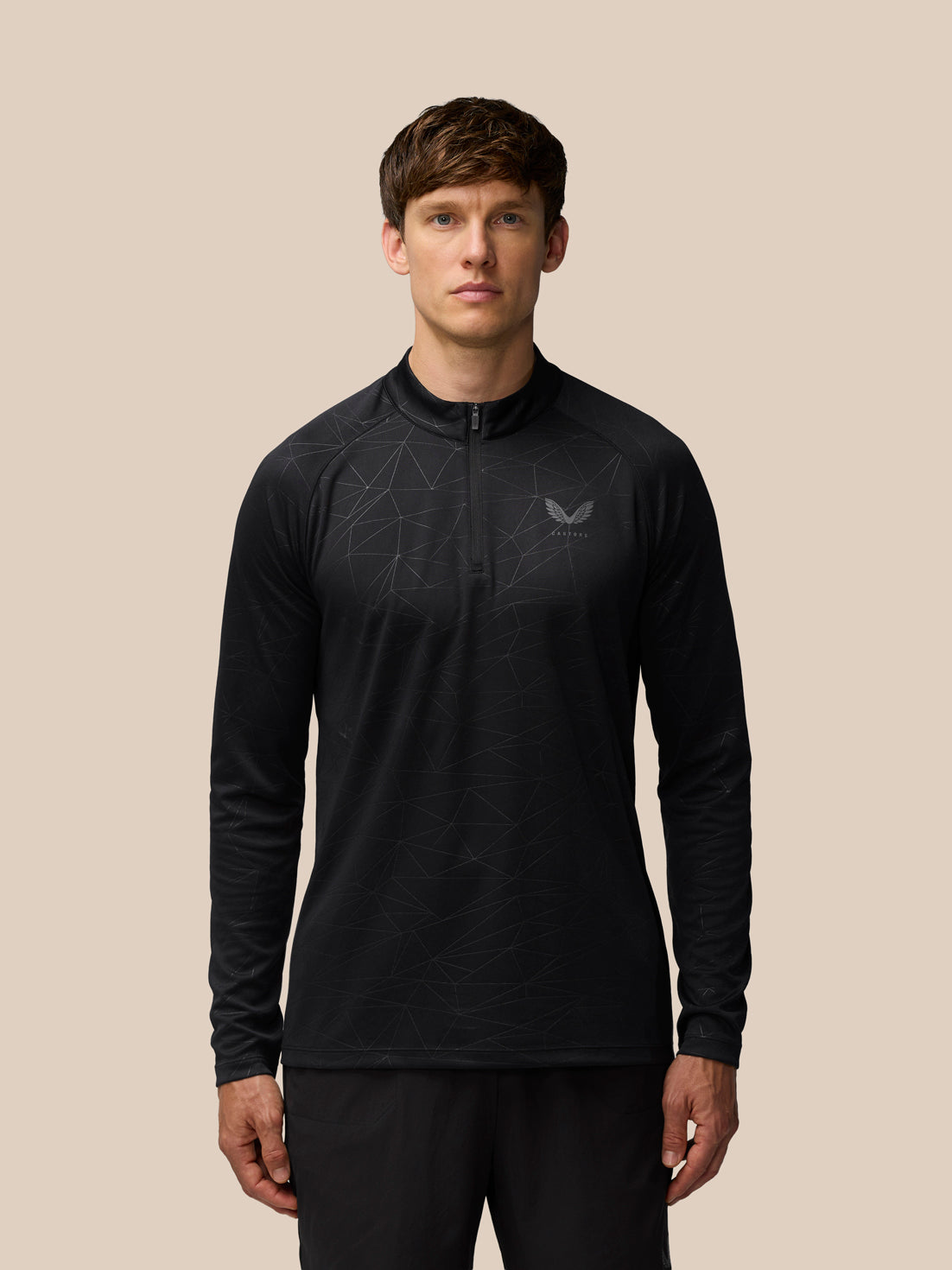 Adapt Training 1/4 Zip Top - Black
