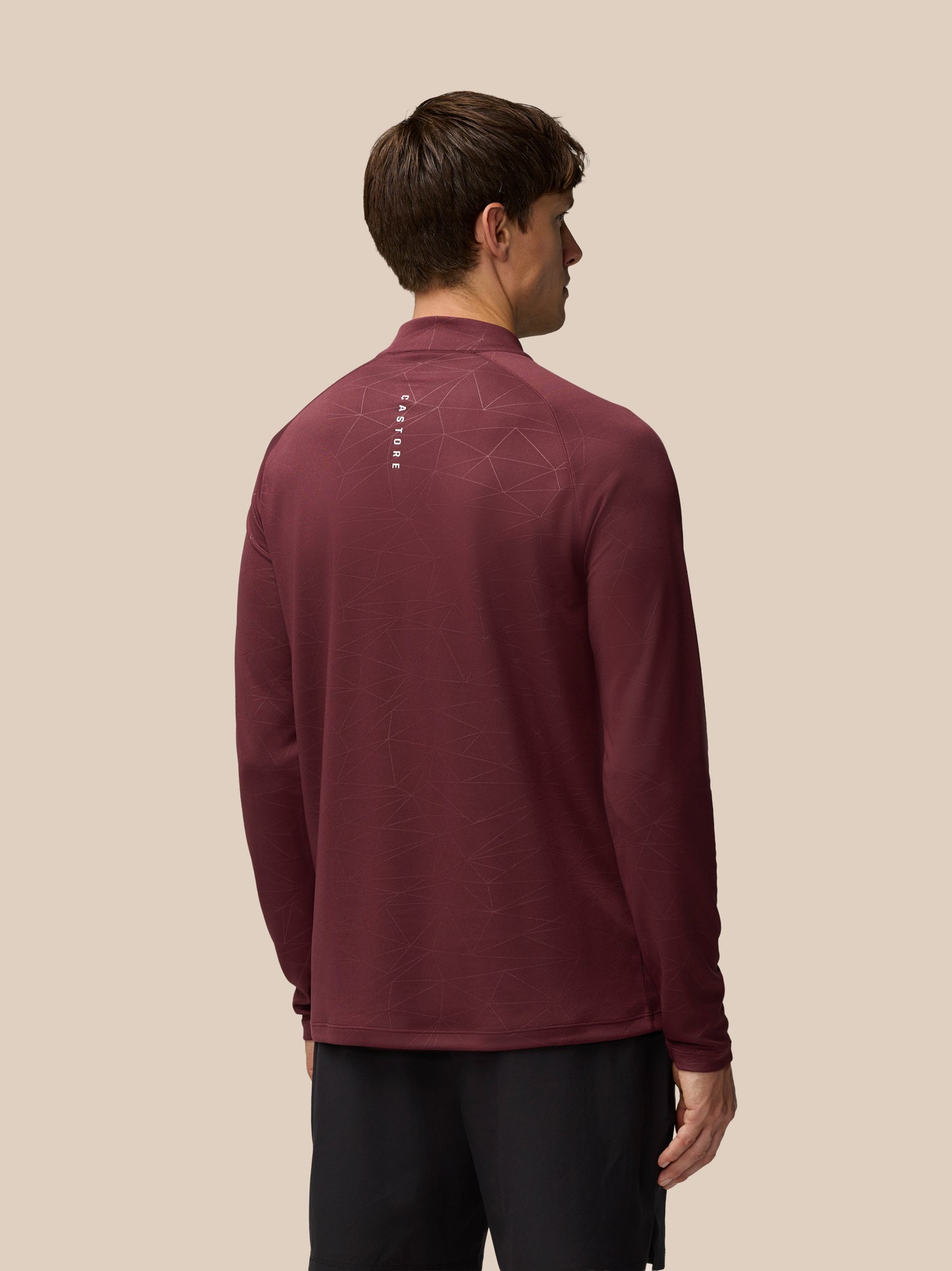 Adapt Training 1/4 Zip Top - Plum/Mint