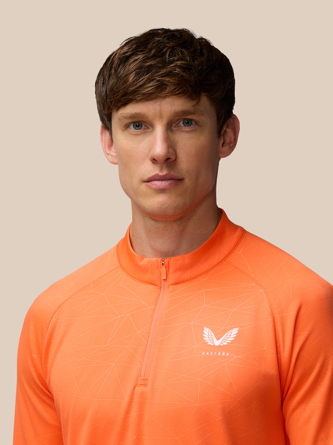 Adapt Training 1/4 Zip Top - Orange