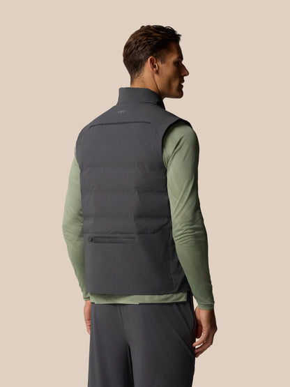 Zone Training LVS Insulated Gilet - Gunmetal/Black Reflective