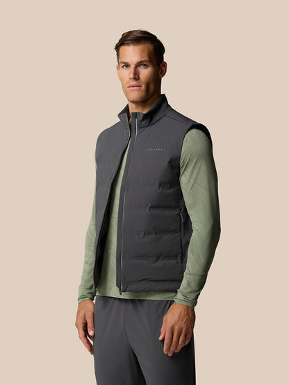 Zone Training LVS Insulated Gilet - Gunmetal/Black Reflective