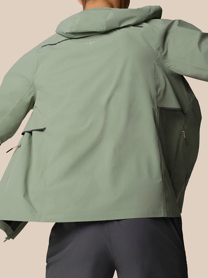 Zone Training LVS Jacket - Thyme/Black Reflective