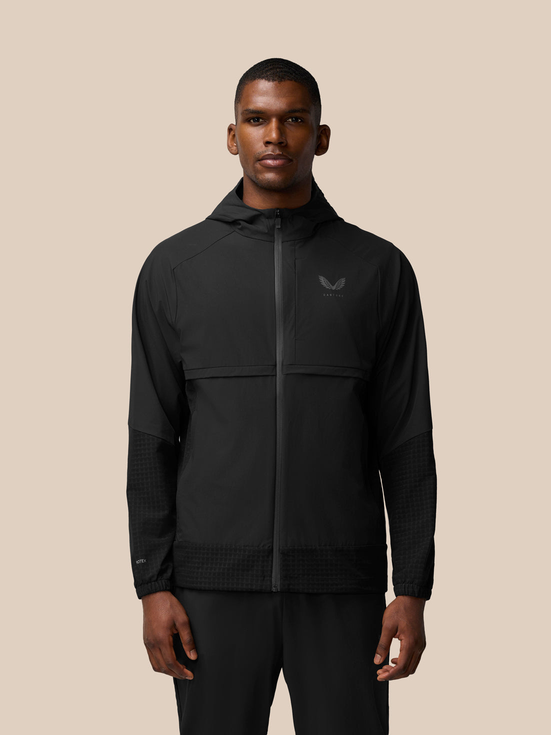 Flex Winterised Woven Jacket - Black - Black/Gunmetal