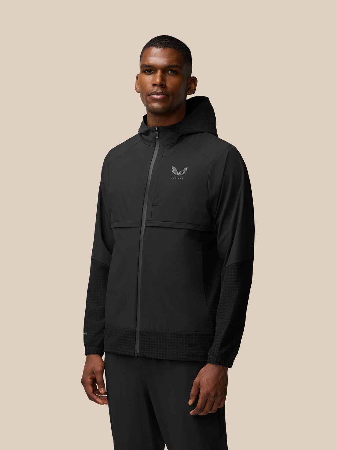 Flex Winterised Woven Jacket - Black - Black/Gunmetal