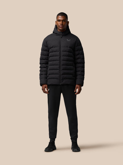 Lightweight Puffer Jacket - Black