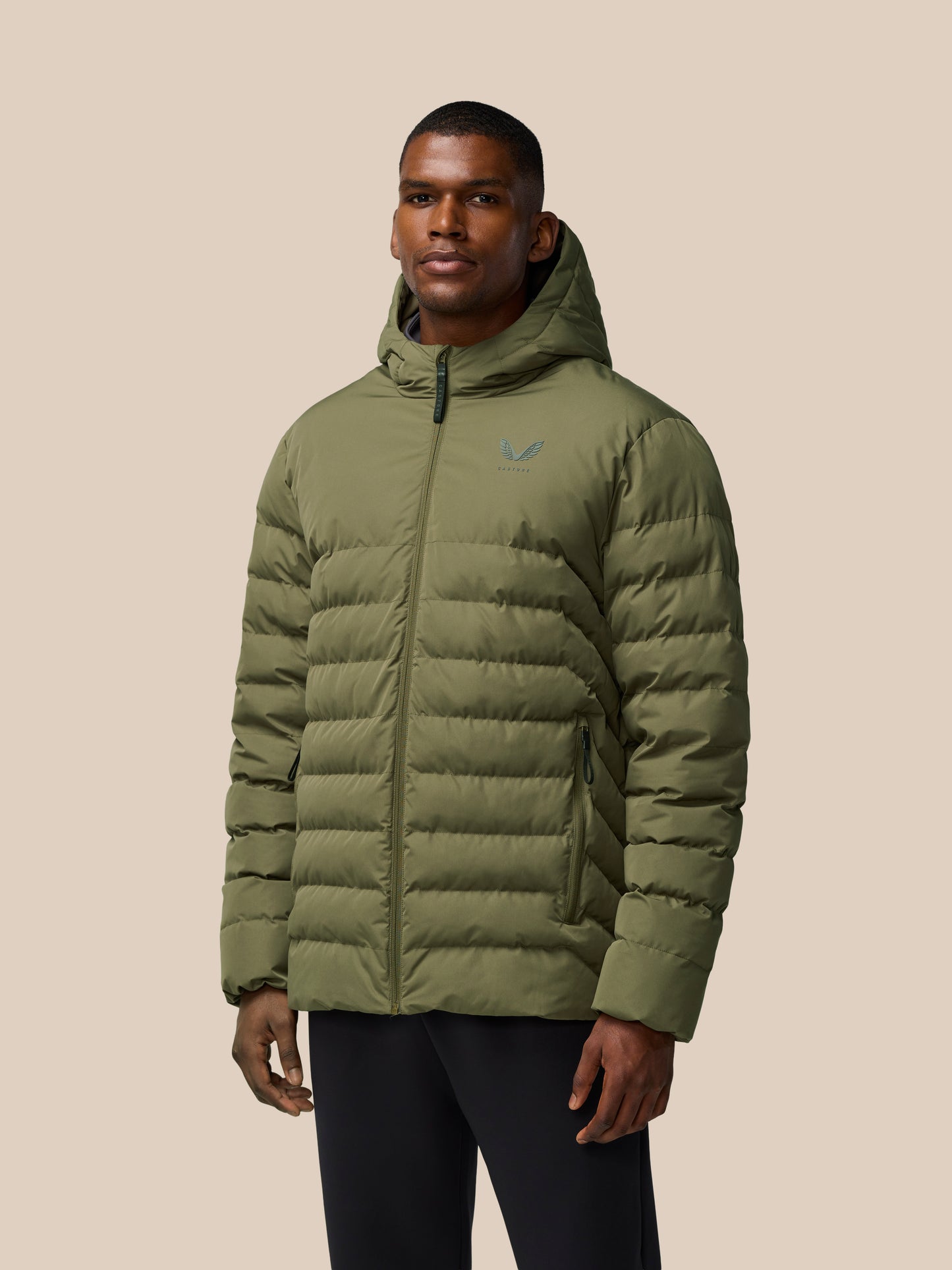 Lightweight Puffer Jacket - Ivy Green
