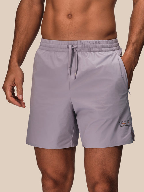 Pantalón corto Hombre Castore x Paul Smith Rendimiento 6" – Malva