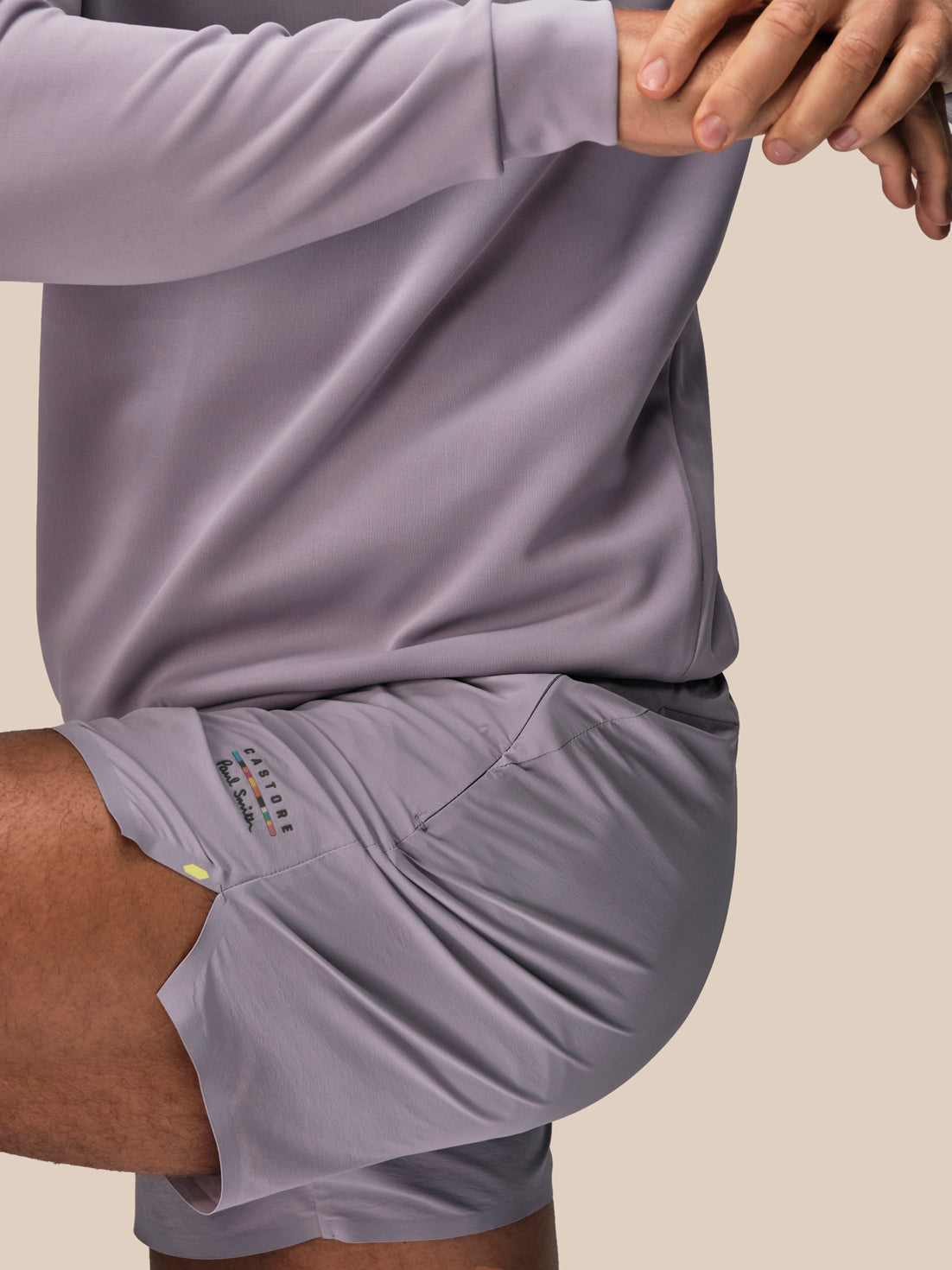 Pantalón corto Hombre Castore x Paul Smith Rendimiento 6" – Malva - Malva