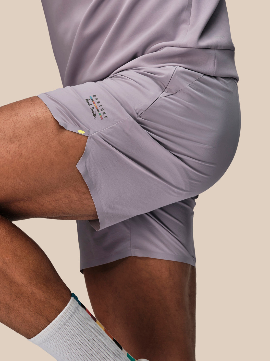 Pantalón corto Hombre Castore x Paul Smith Rendimiento 6" – Malva - Malva
