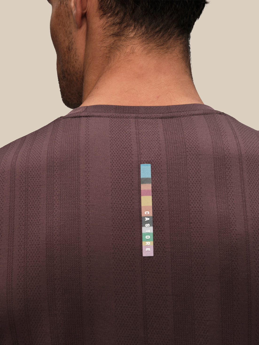 Camiseta de manga corta Castore x Paul Smith de hombre – Morado - Deep Damson