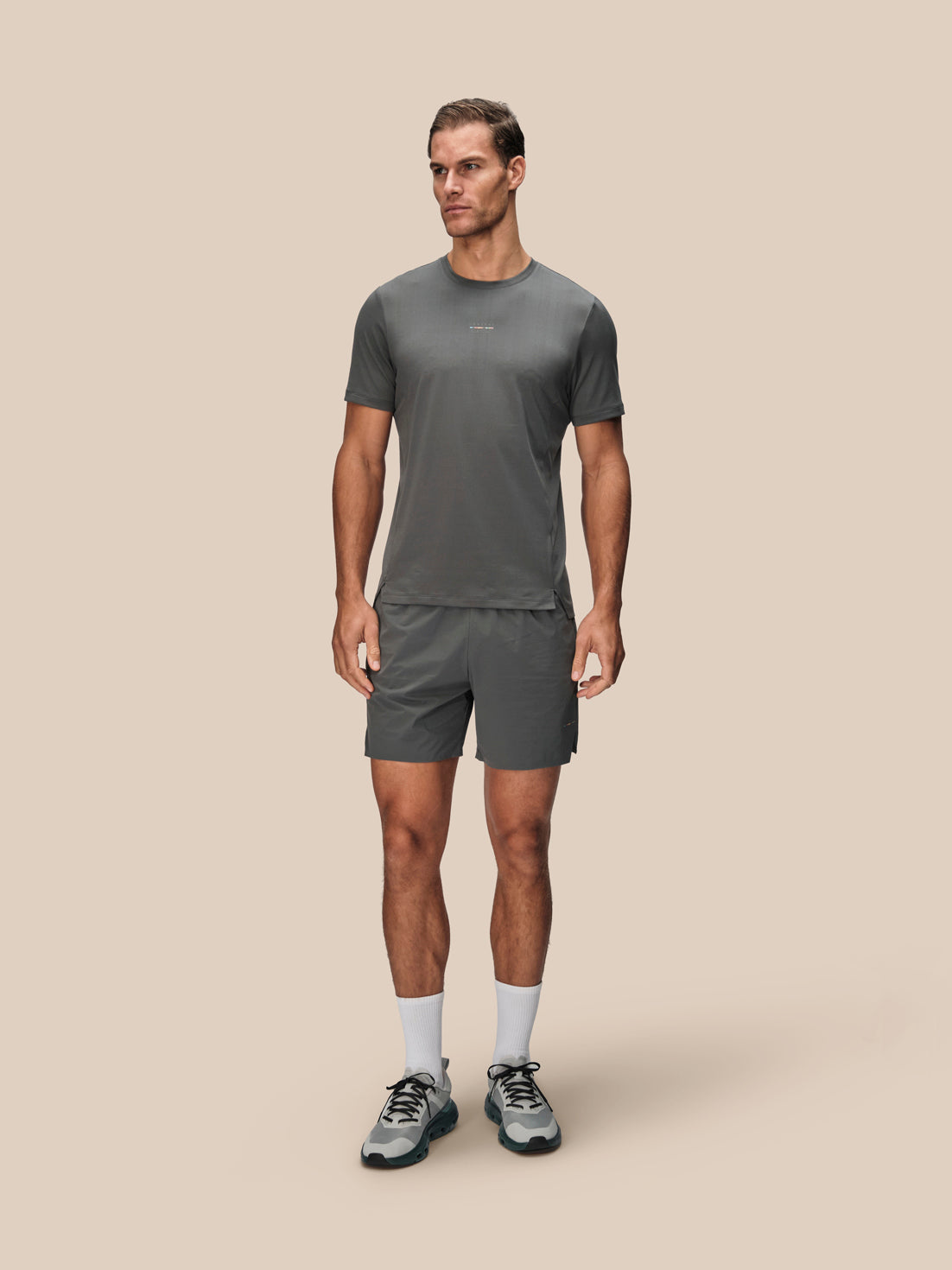 Herren Castore x Paul Smith Kurzarm-T-Shirt – Anthrazit - Anthrazit