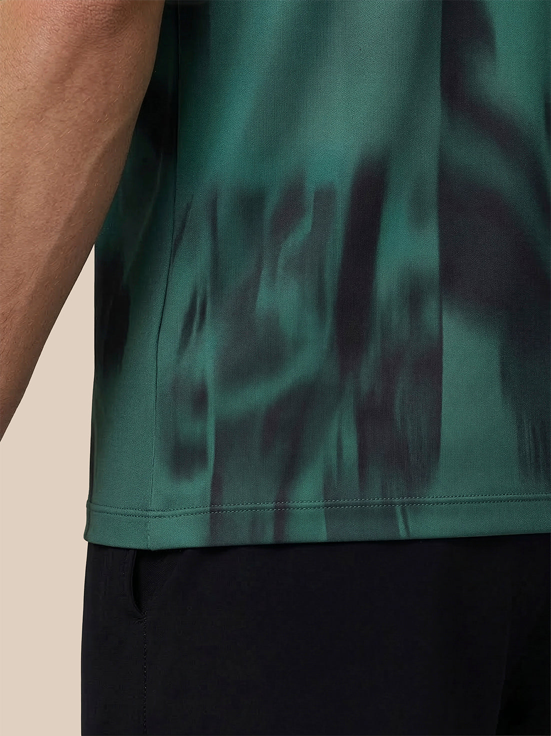 Heren x Paul Smith Performance Bedrukt Poloshirt – Blauwgroen - Petrol