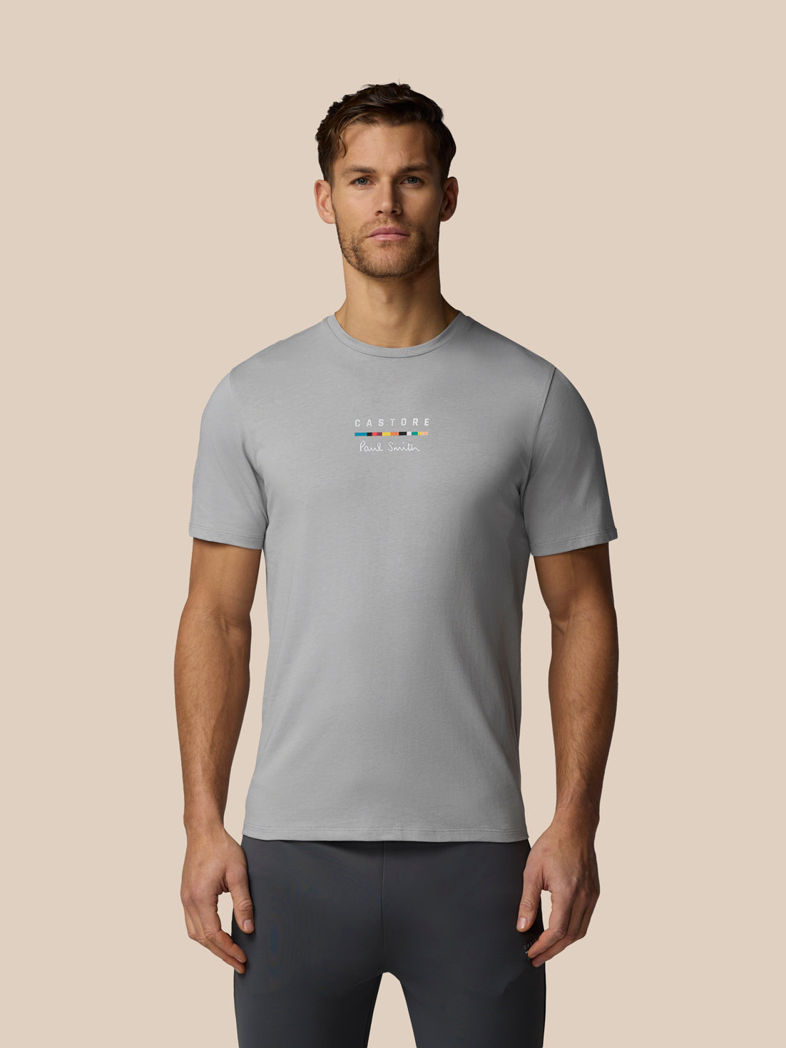 Herren x Paul Smith Grafik-Kurzarm-T-Shirt – Grau - Grau