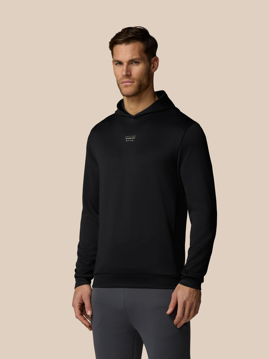 Men’s x Paul Smith Long Sleeve Technical Hoodie - Black - Black
