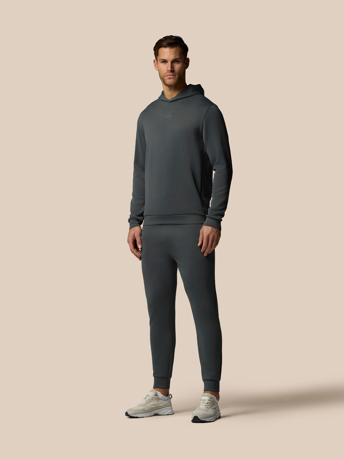 Sudadera técnica de manga larga x Paul Smith de hombre – Antracita - Gris marengo