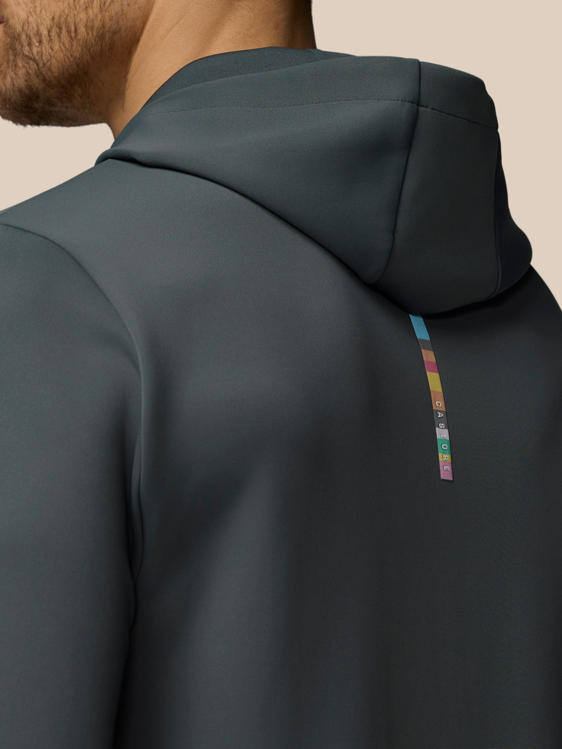 Sudadera técnica de manga larga x Paul Smith de hombre – Antracita - Gris marengo