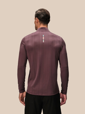 Herren Castore x Paul Smith Slim Fit 1/4-Zip-Oberteil – Lila