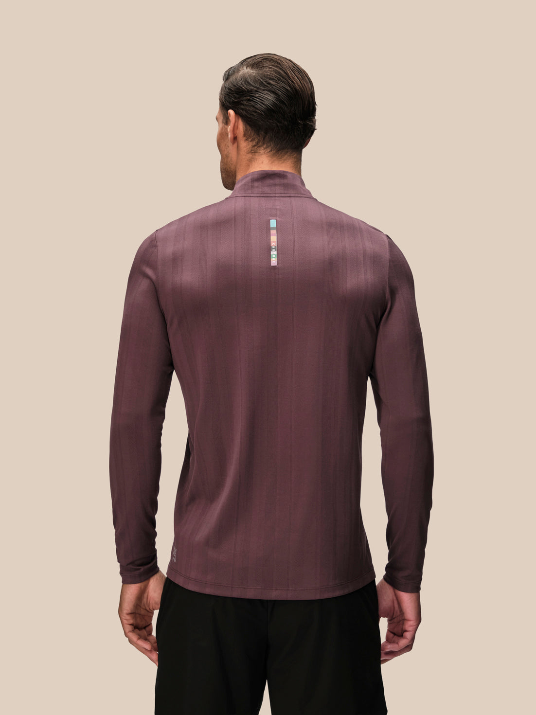 Herren Castore x Paul Smith Slim Fit 1/4-Zip-Oberteil – Lila - Deep Damson