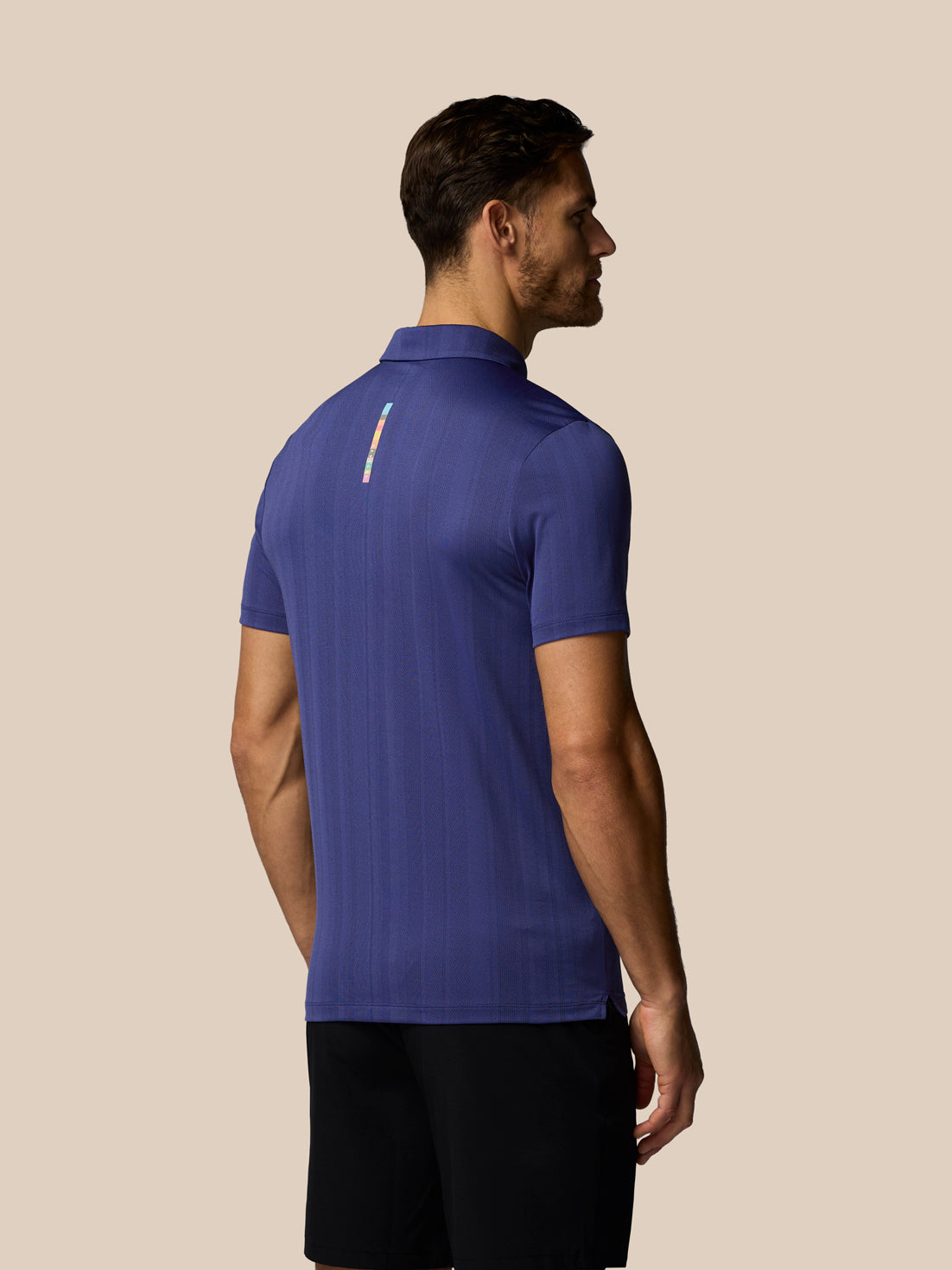 Heren x Paul Smith Performance Engineered gebreid Poloshirt – Marineblauw - Marineblauw