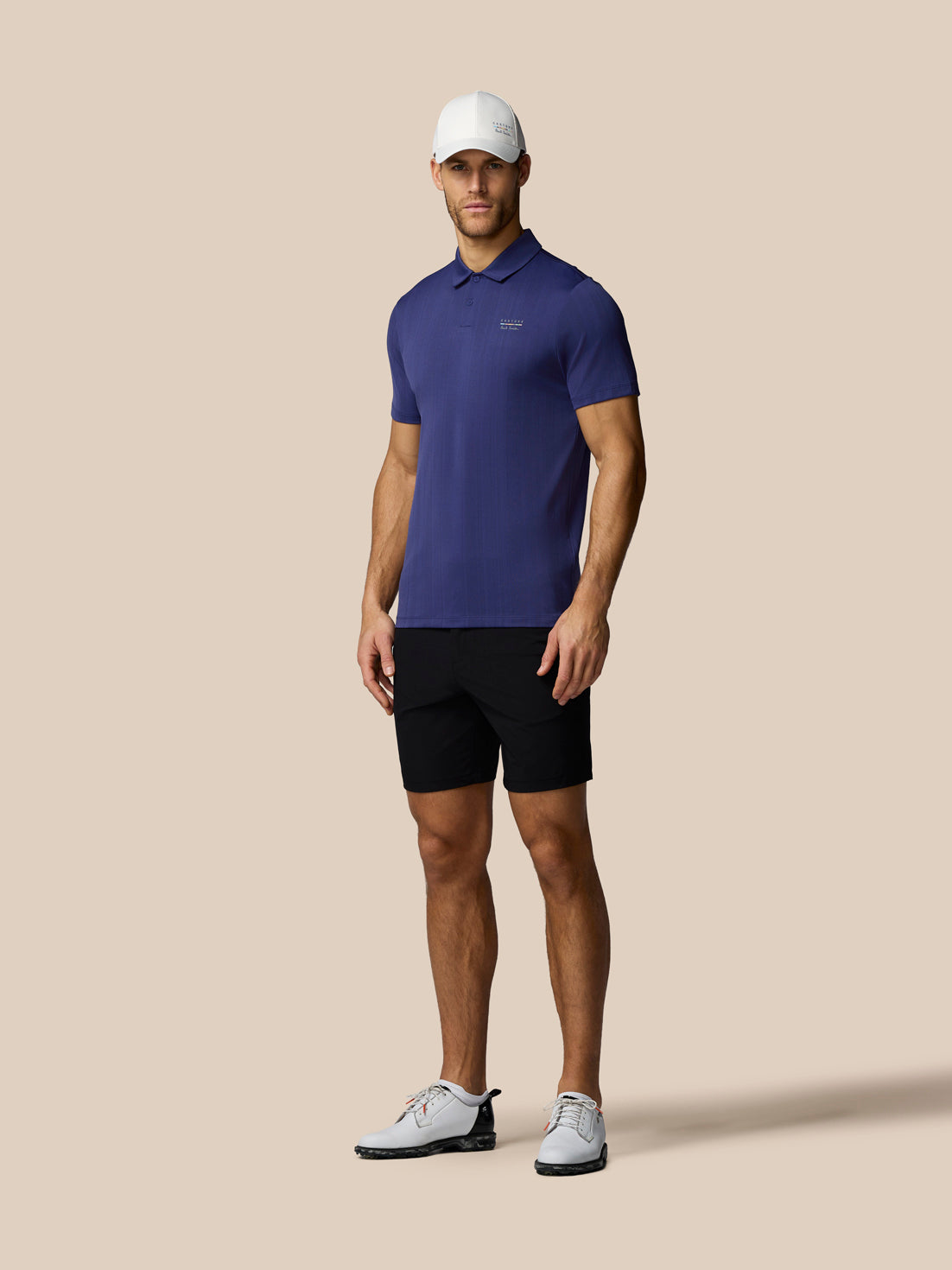 Heren x Paul Smith Performance Engineered gebreid Poloshirt – Marineblauw - Marineblauw
