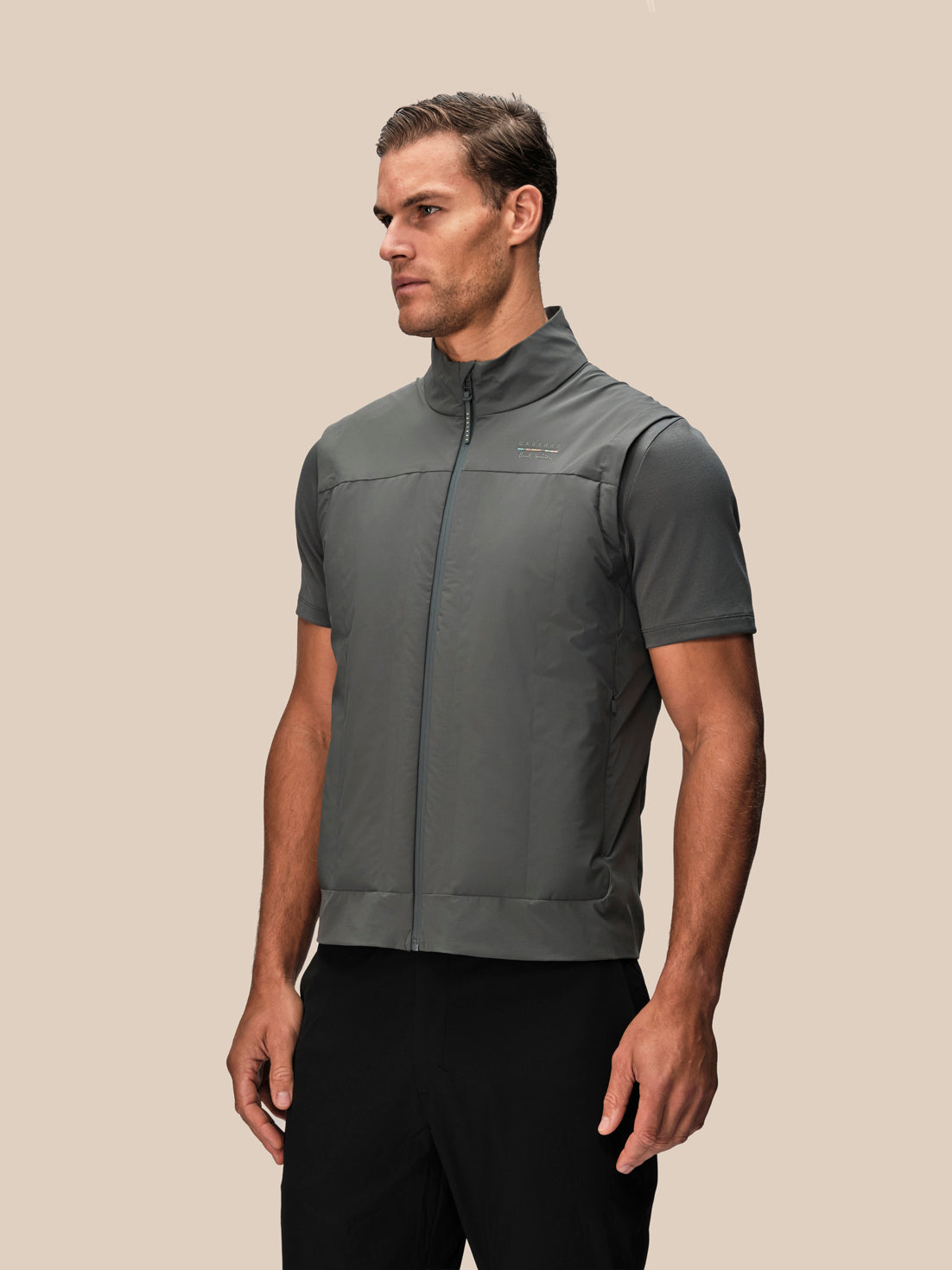 Herren Castore x Paul Smith Weste – Anthrazit - Anthrazit