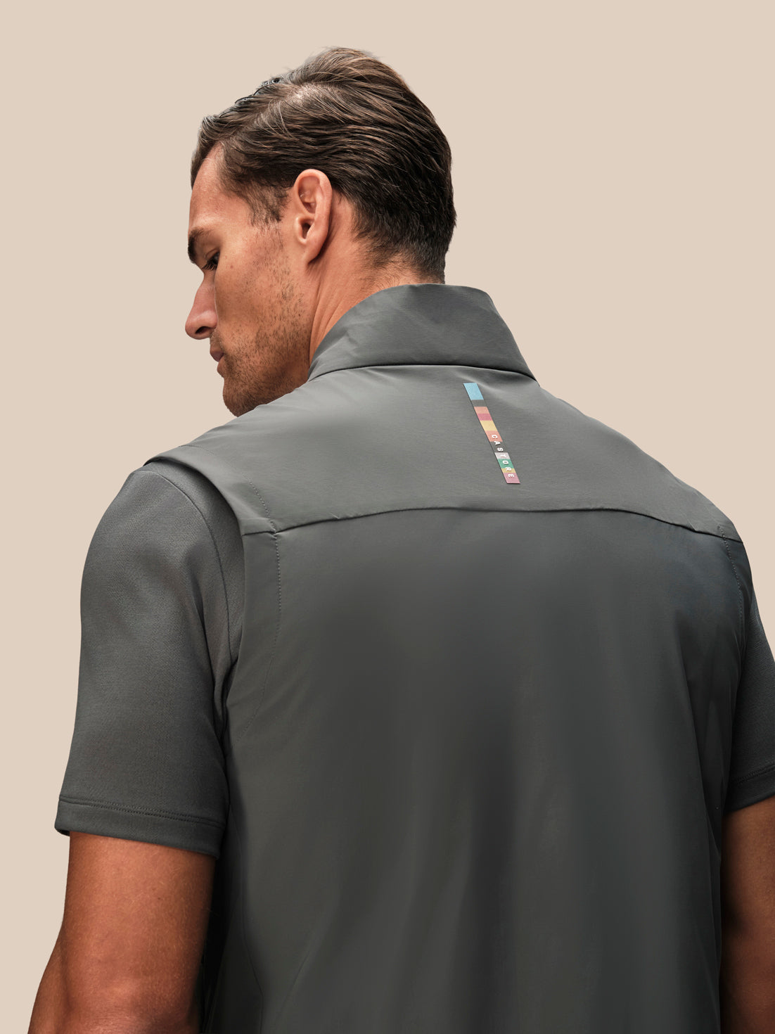 Herren Castore x Paul Smith Weste – Anthrazit - Anthrazit