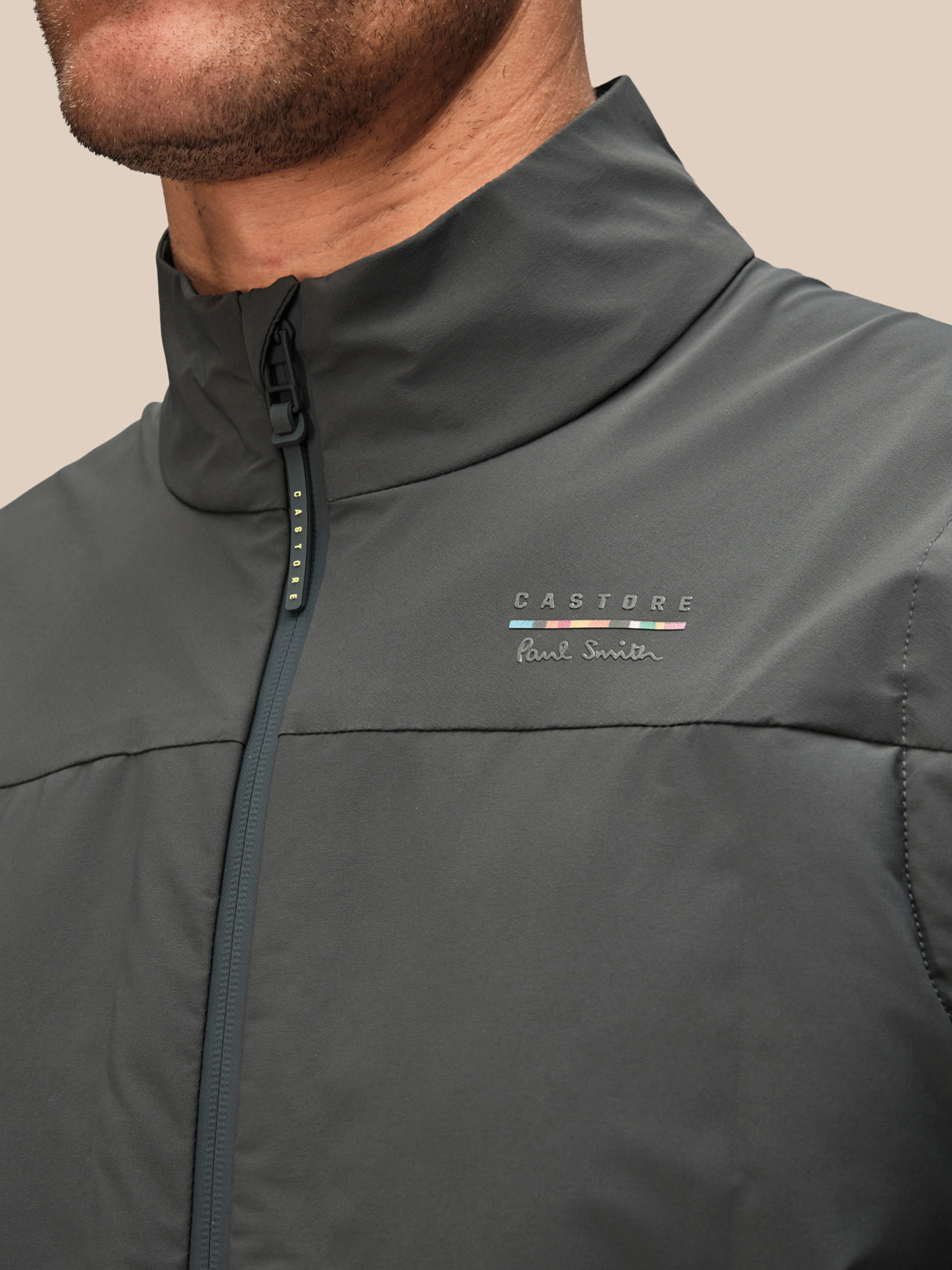 Herren Castore x Paul Smith Weste – Anthrazit - Anthrazit