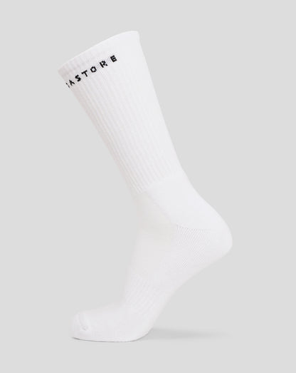 Mens Basic Crew Sock 2pk - WHITE