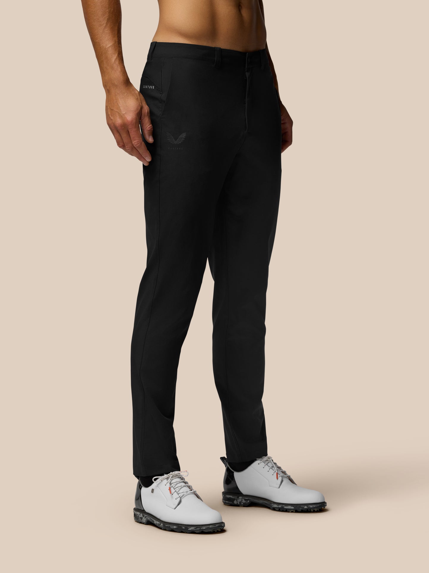Golf Club Trousers 34" - Black/ Mid Grey