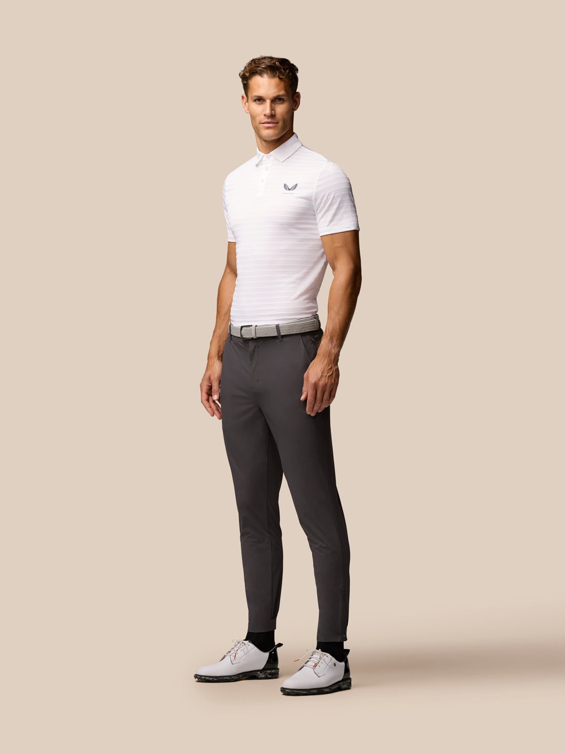 Pinnacle Golf Polo - White