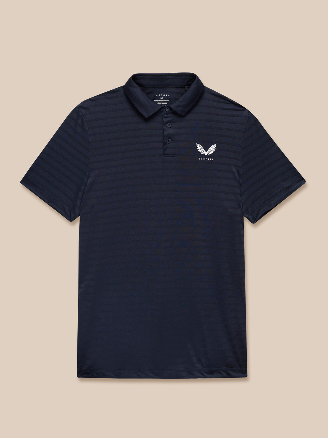 Golf Pinnacle Pique Stripe Polo - Navy
