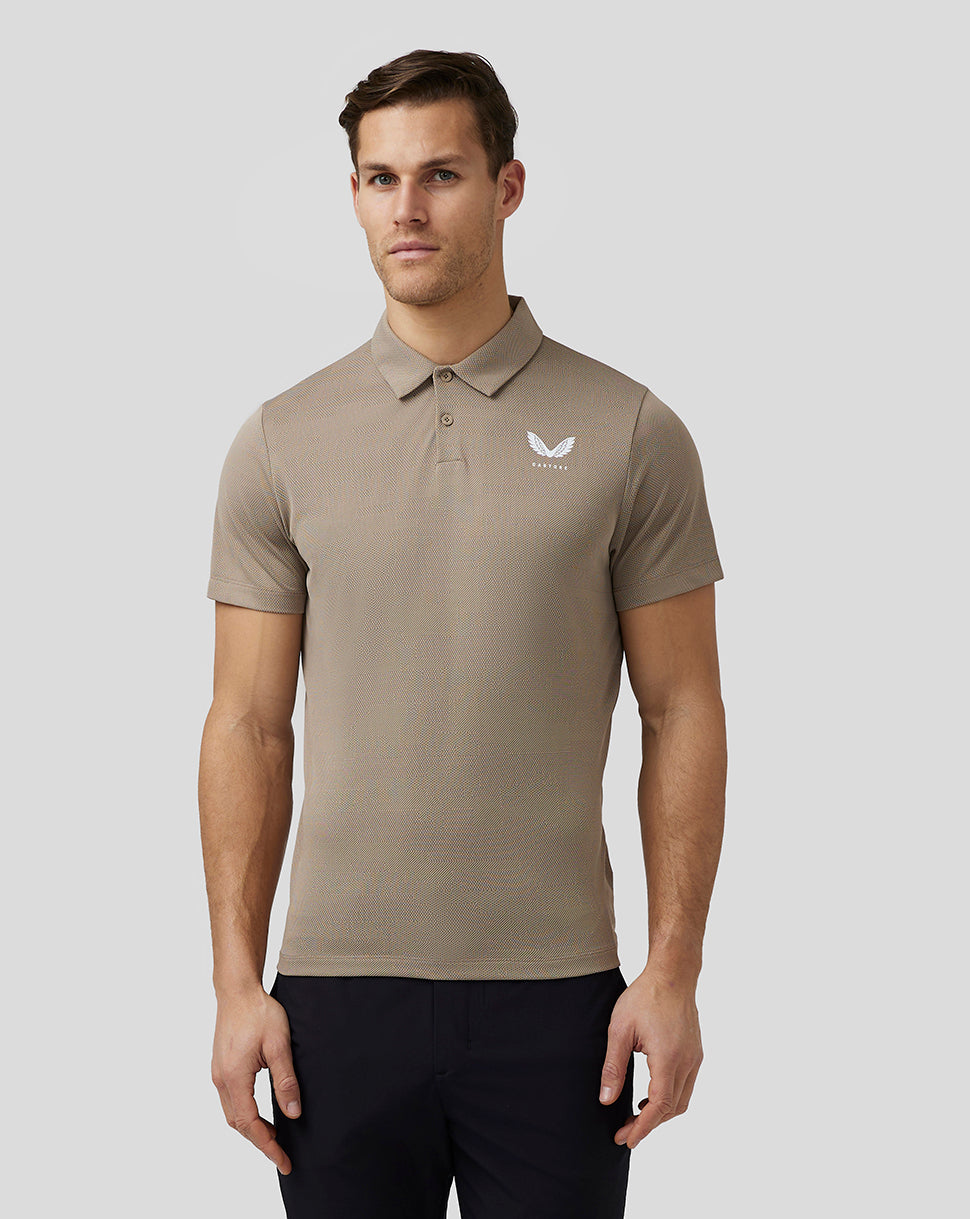 Pinnacle Knit Polo - Clay