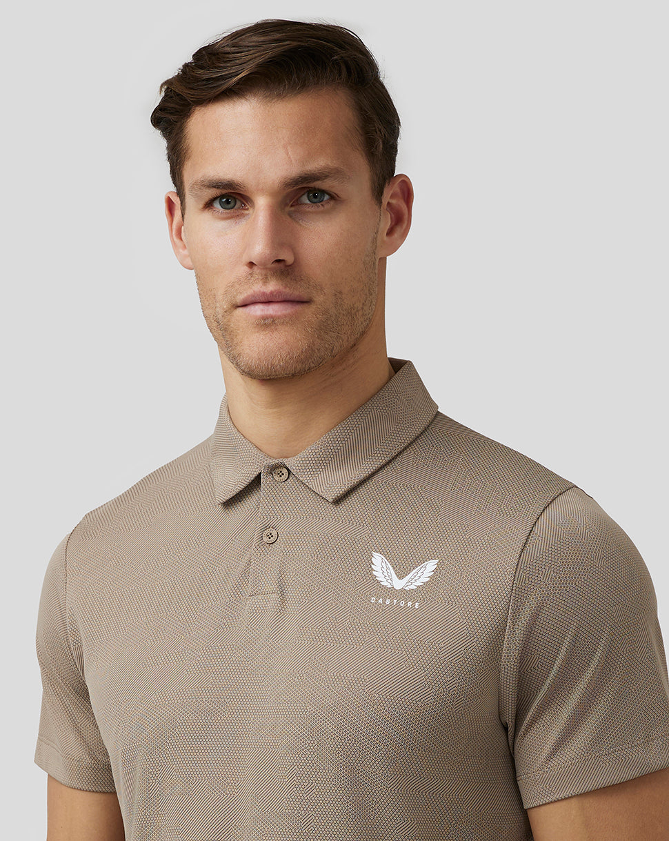 Pinnacle Knit Polo - Clay
