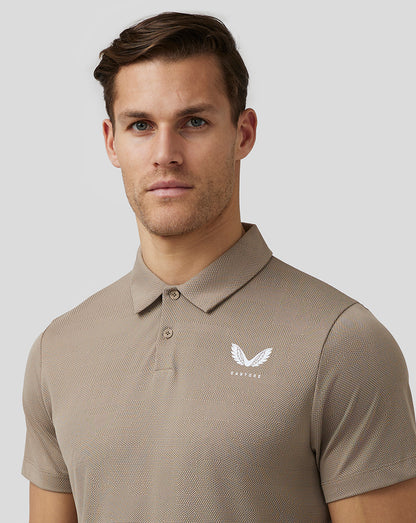 Pinnacle Knit Polo - Clay