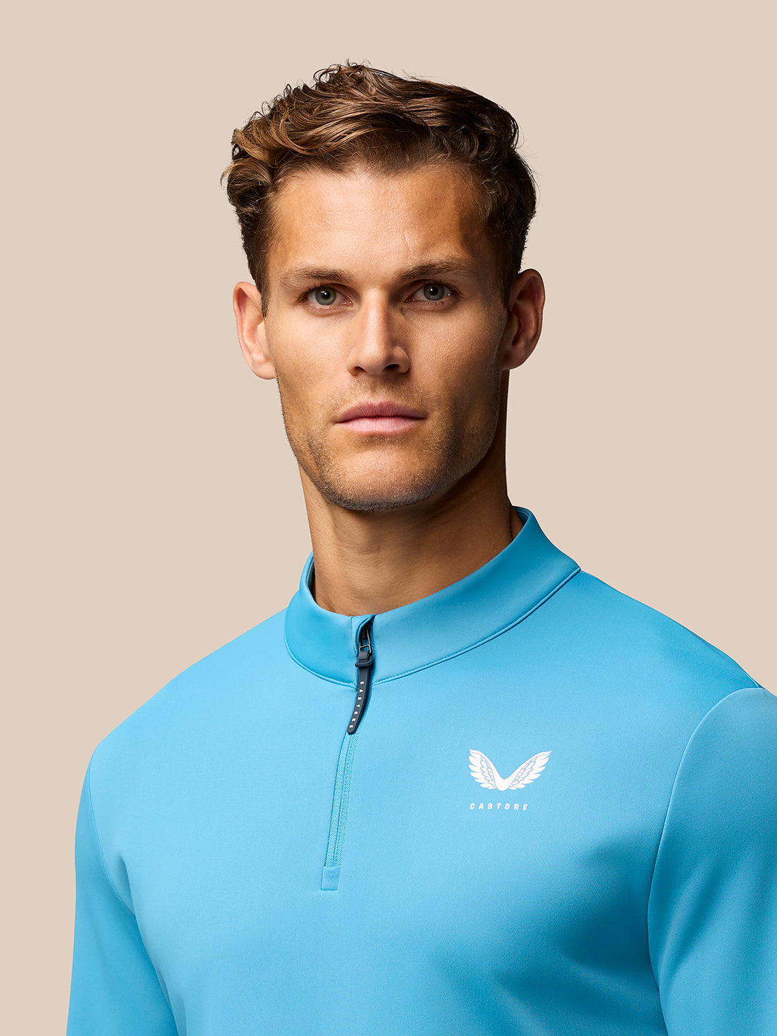 Club Golf 1/4-Zip-Oberteil – Corn Blue - Blau