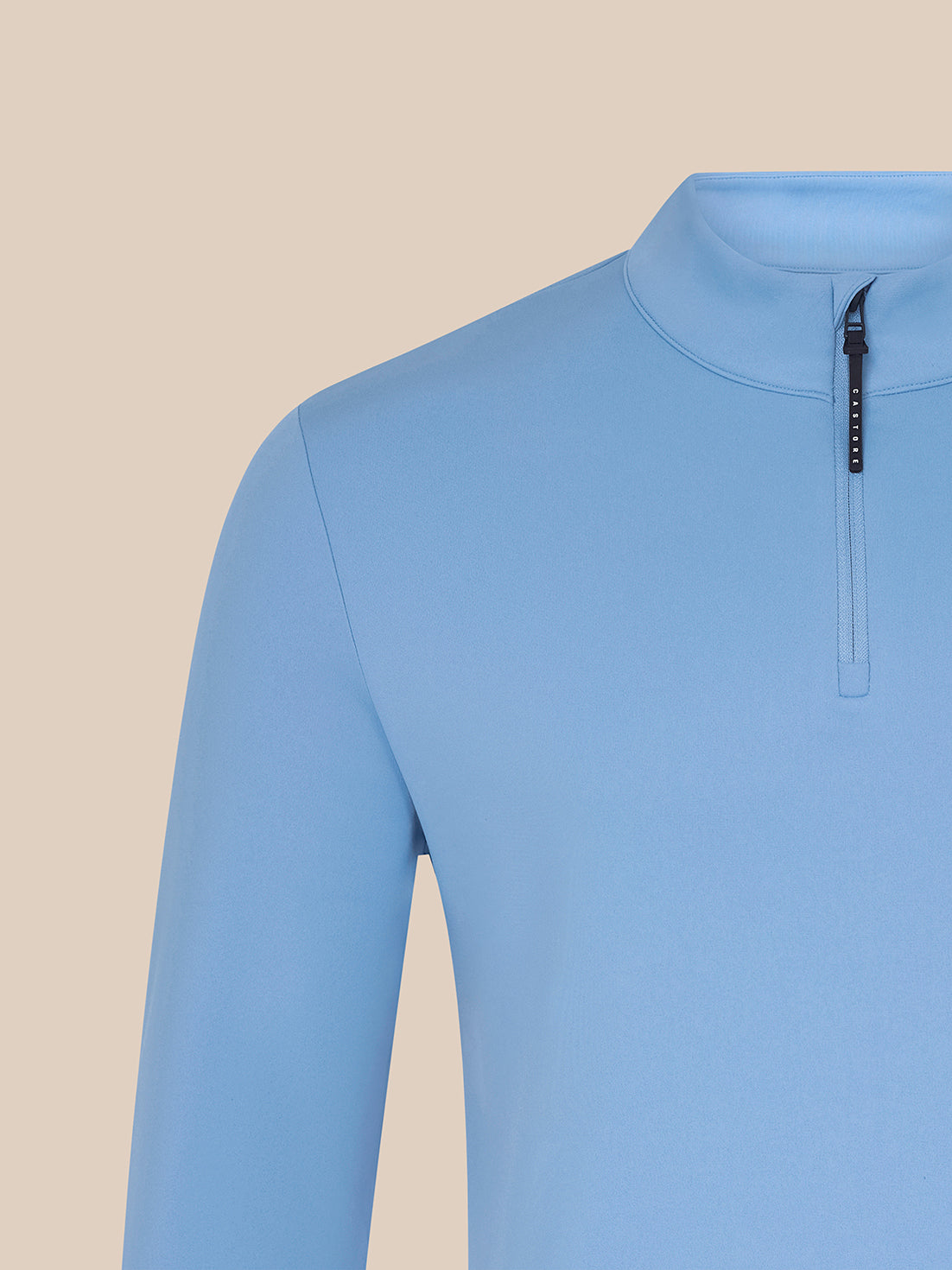 Majesticks ¼-Zip-Oberteil – Himmelblau - Himmelblau/Midnight Navy
