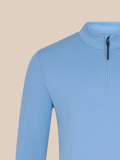 Majesticks ¼ Zip Top – Sky Blue