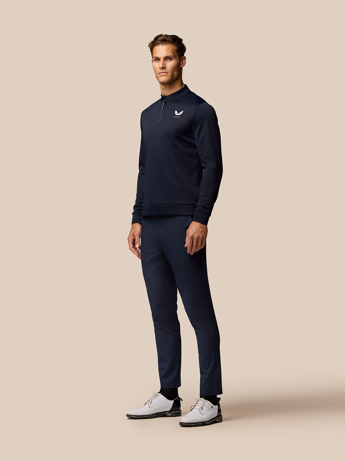 Golf Club Classic Top con cremallera de 1/4 - Midnight Navy - Midnight Navy