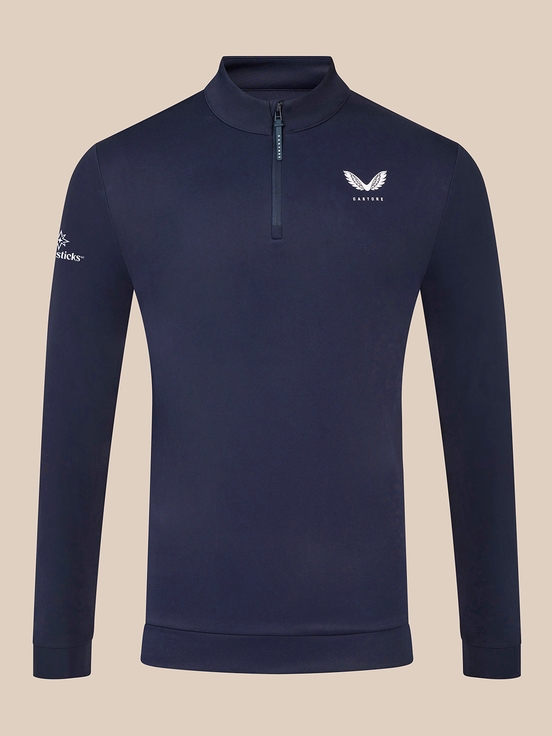 Majesticks ¼ Zip Top – Navy