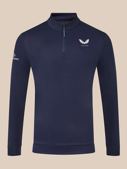 Majesticks ¼ Zip Top – Navy